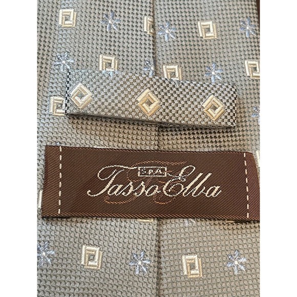 Tasso Ella Hand Made 100% Silk Men’s Neck Tie Made In China - Picture 8 of 9